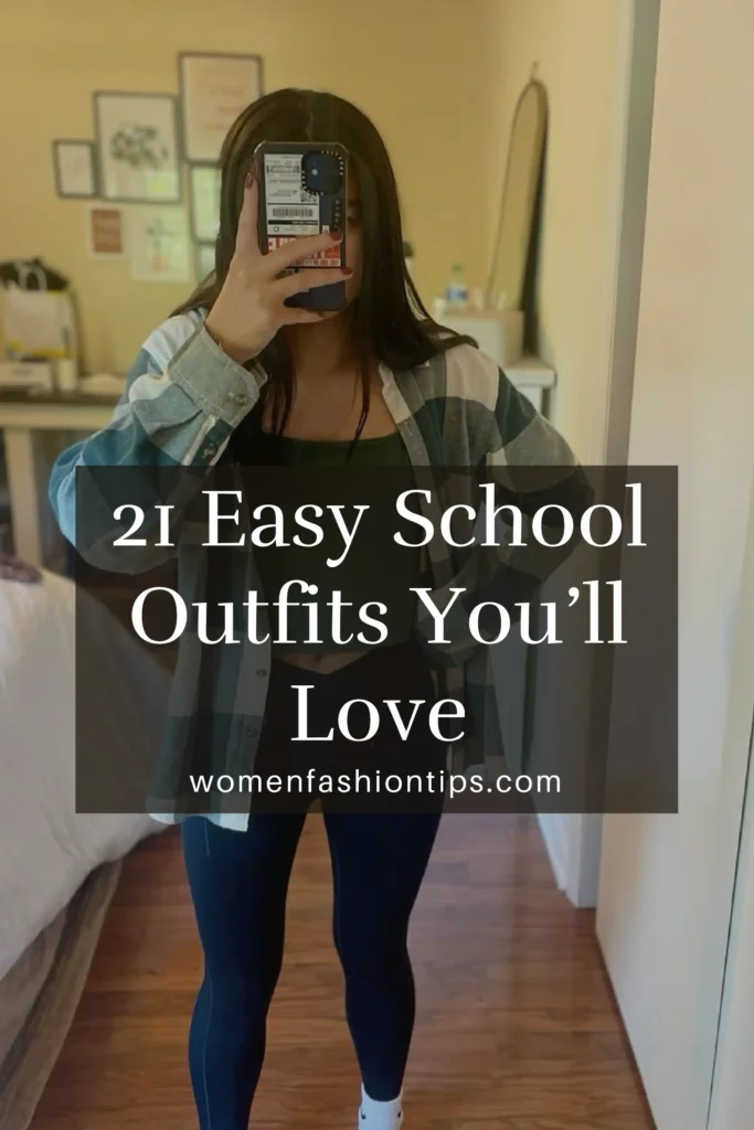 Stay Stylish and Comfy: 21 Easy School Outfits You'll Love Wearing ...