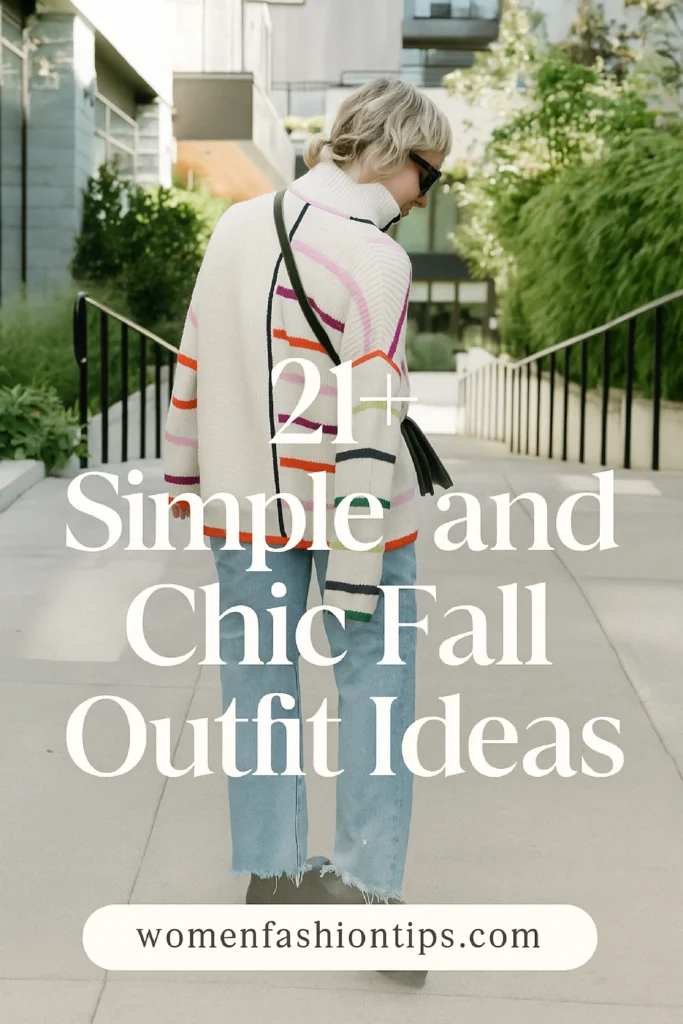 21+ Simple and Chic Fall Outfit Ideas for Effortless Everyday Style ...