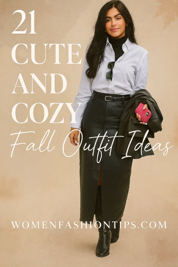 21 Cute and Cozy Fall Outfit Ideas for Women: Stylish Ways to Upgrade ...