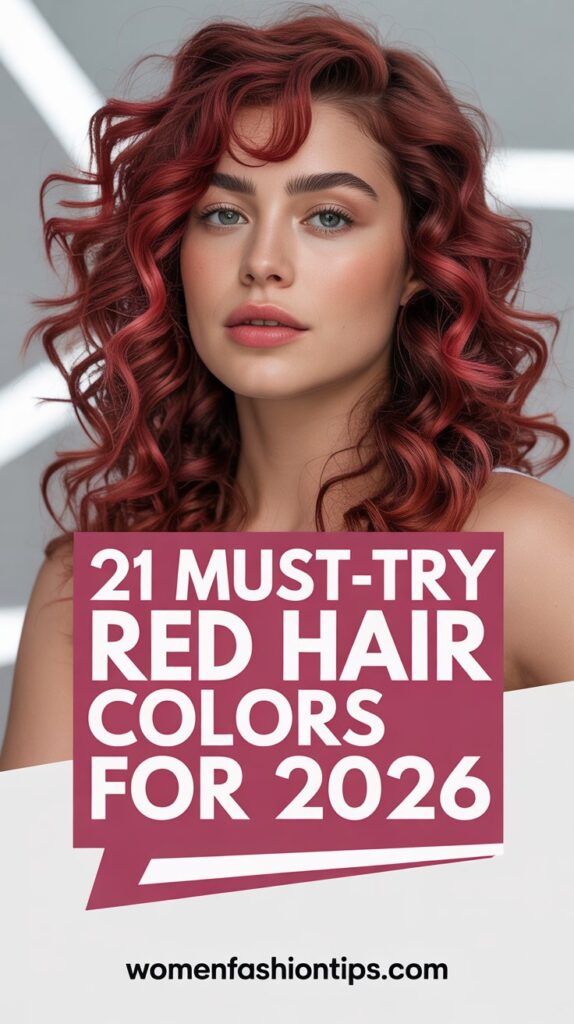 21 Must-Try Red Hair Colors for 2026: Cherry Tones, Vibrant Reds ...