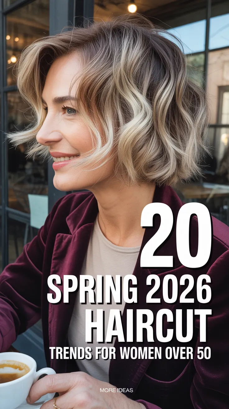 Spring 2026 Haircuts for Women Over 50
