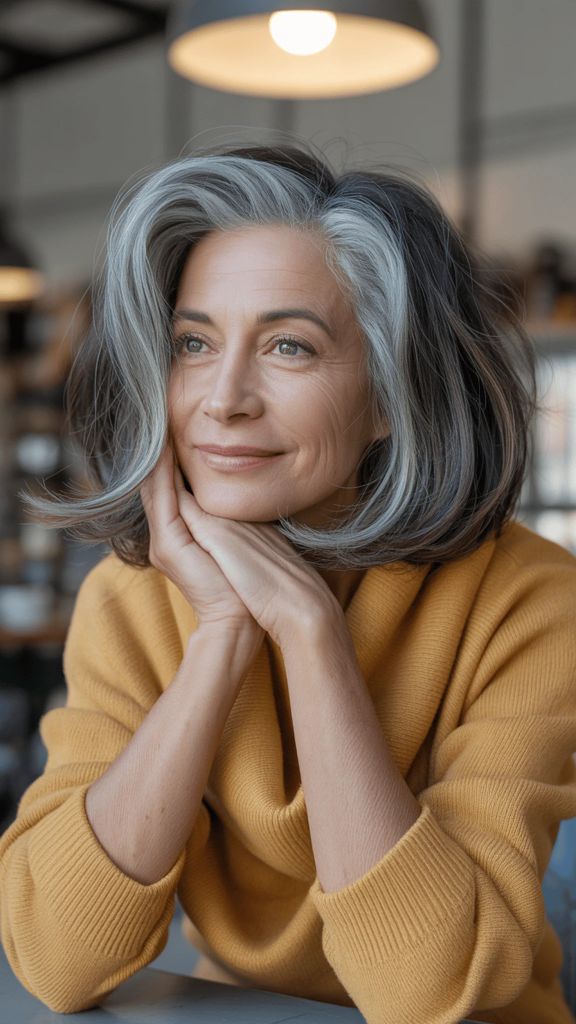 Voluminous Salt-And-Pepper Waves