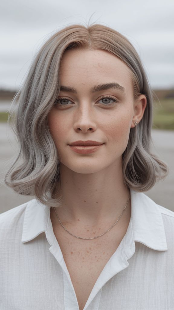 Silver Toned Lob