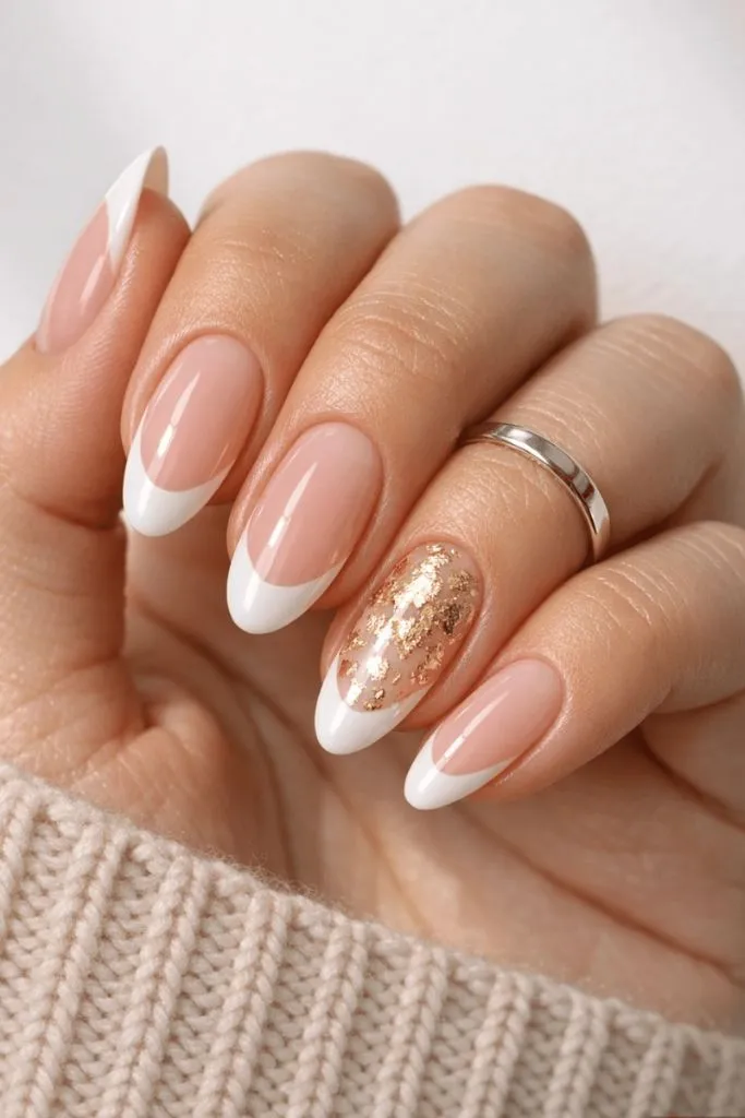 Classic French With Gold Foil Accent