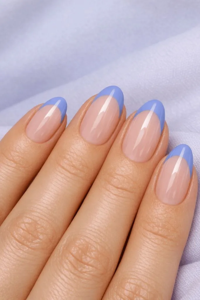 Periwinkle French Tips