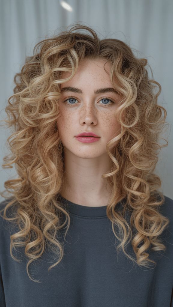 Golden Blonde Curls