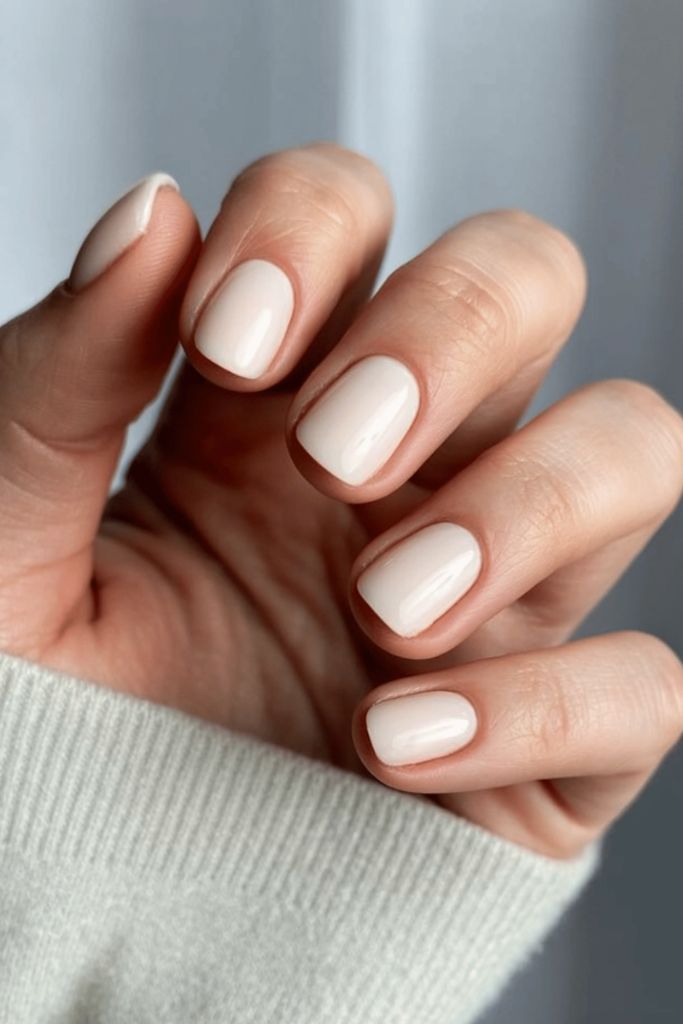 Classic Cream Short Nails