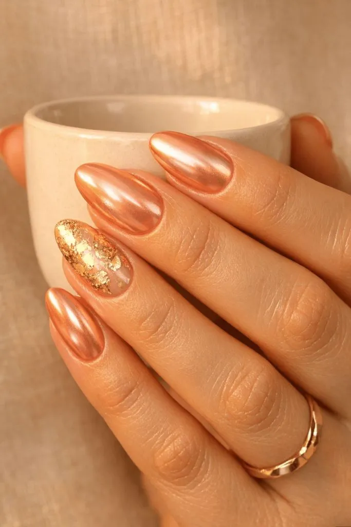 Copper Chrome With Gold Foil