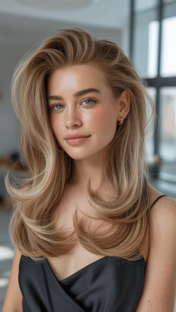 Honey Blonde Blowout
