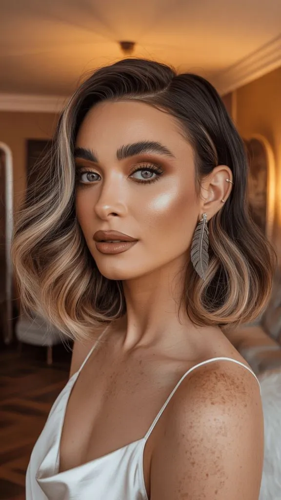 Glam Wavy Bob