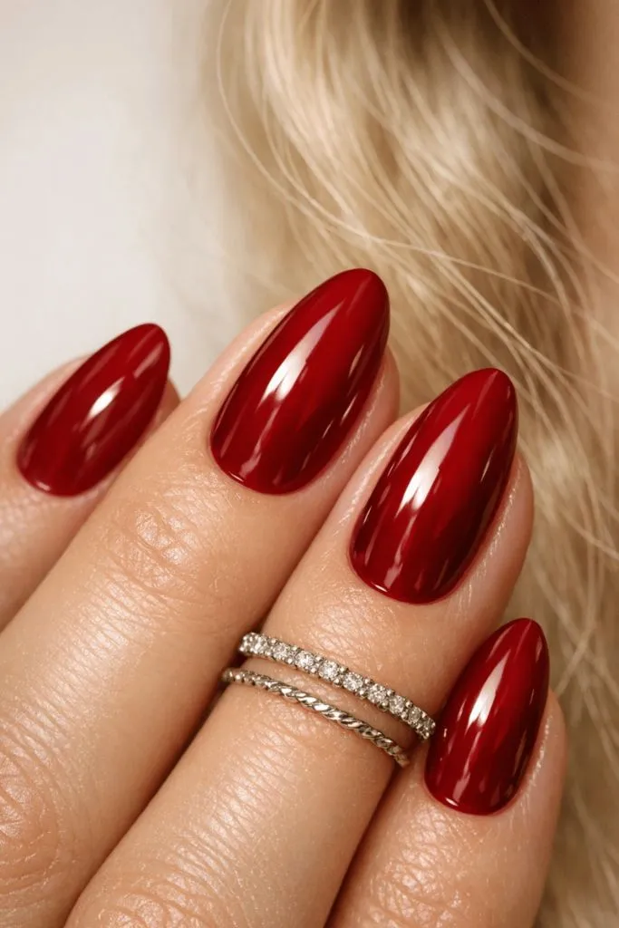 Deep Cherry Red Glamour
