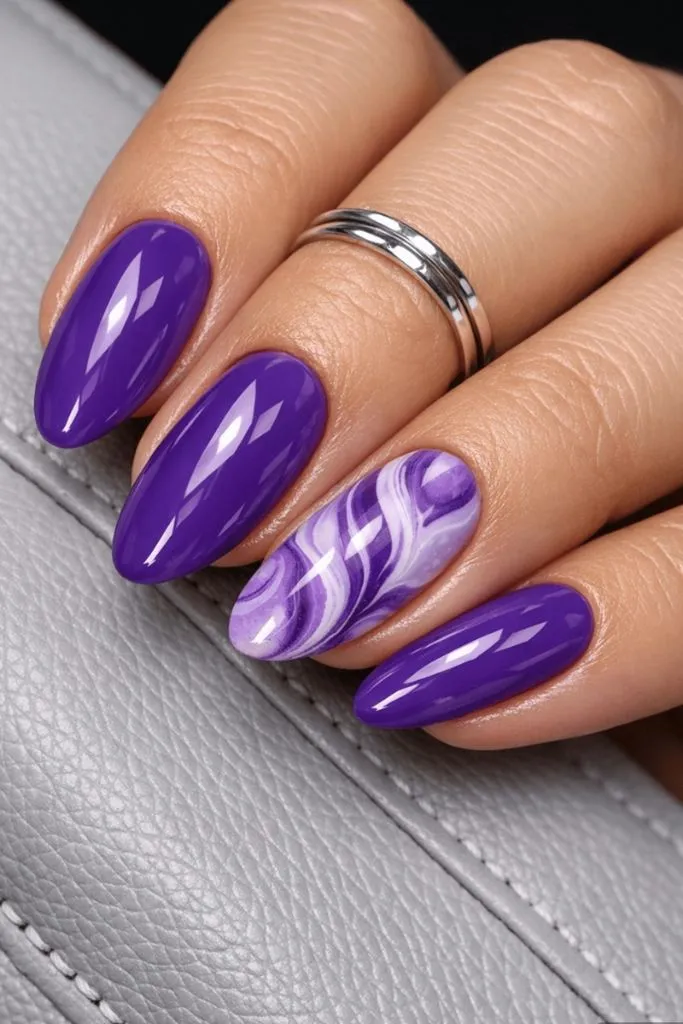 Purple Marble Artistry