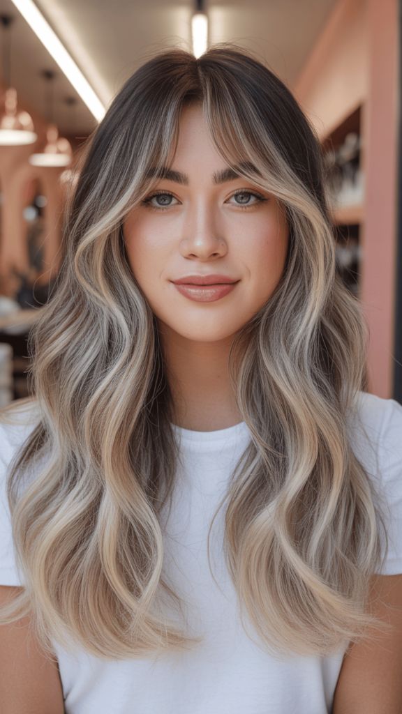 Dark Rooted Ash Blonde