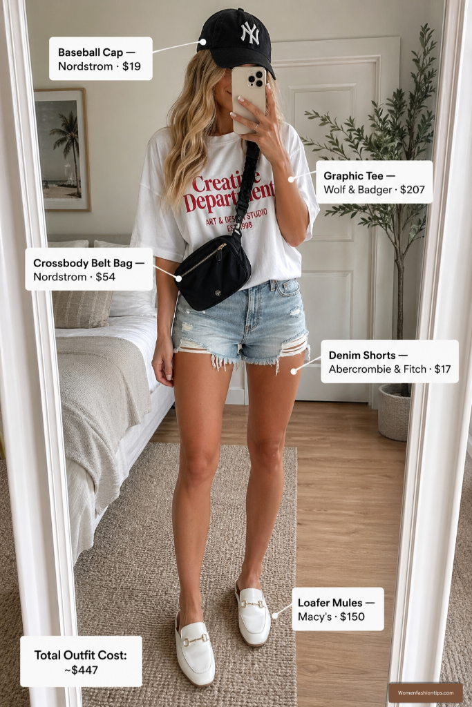 Casual Cool with a Graphic Tee