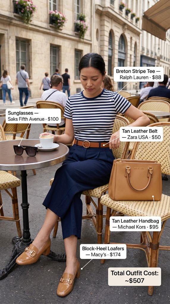 Breton Stripe Tee and Parisian Navy Culottes