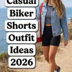 Casual Biker Shorts Outfit