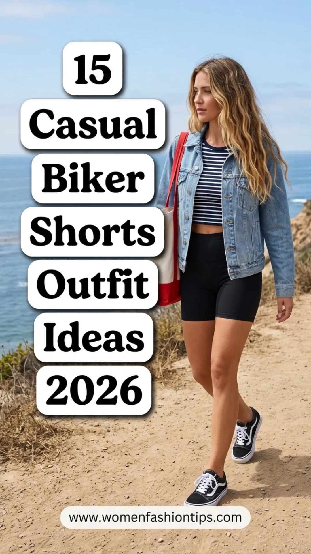 Casual Biker Shorts Outfit