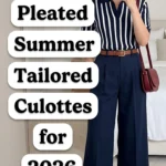 Pleated Culottes for Women 2026