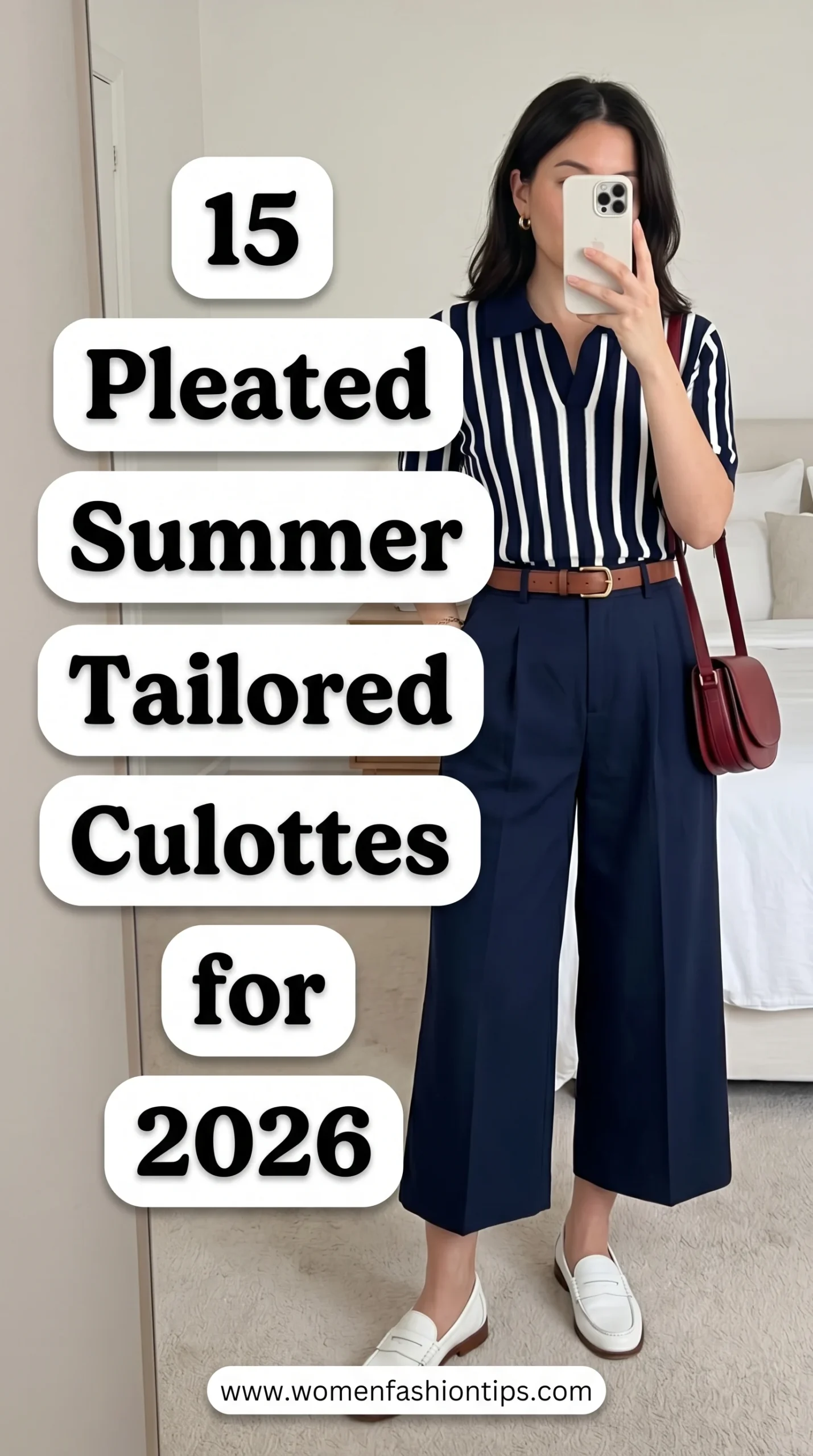 Pleated Culottes for Women 2026