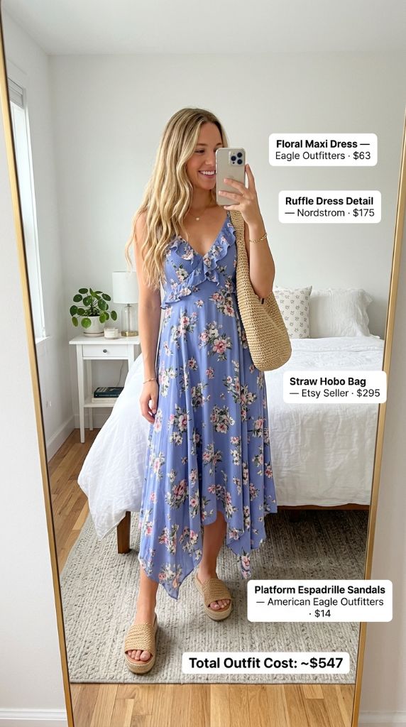 Floral Maxi Dress Outfit