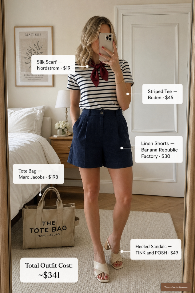 Breton Stripes and a Silk Scarf