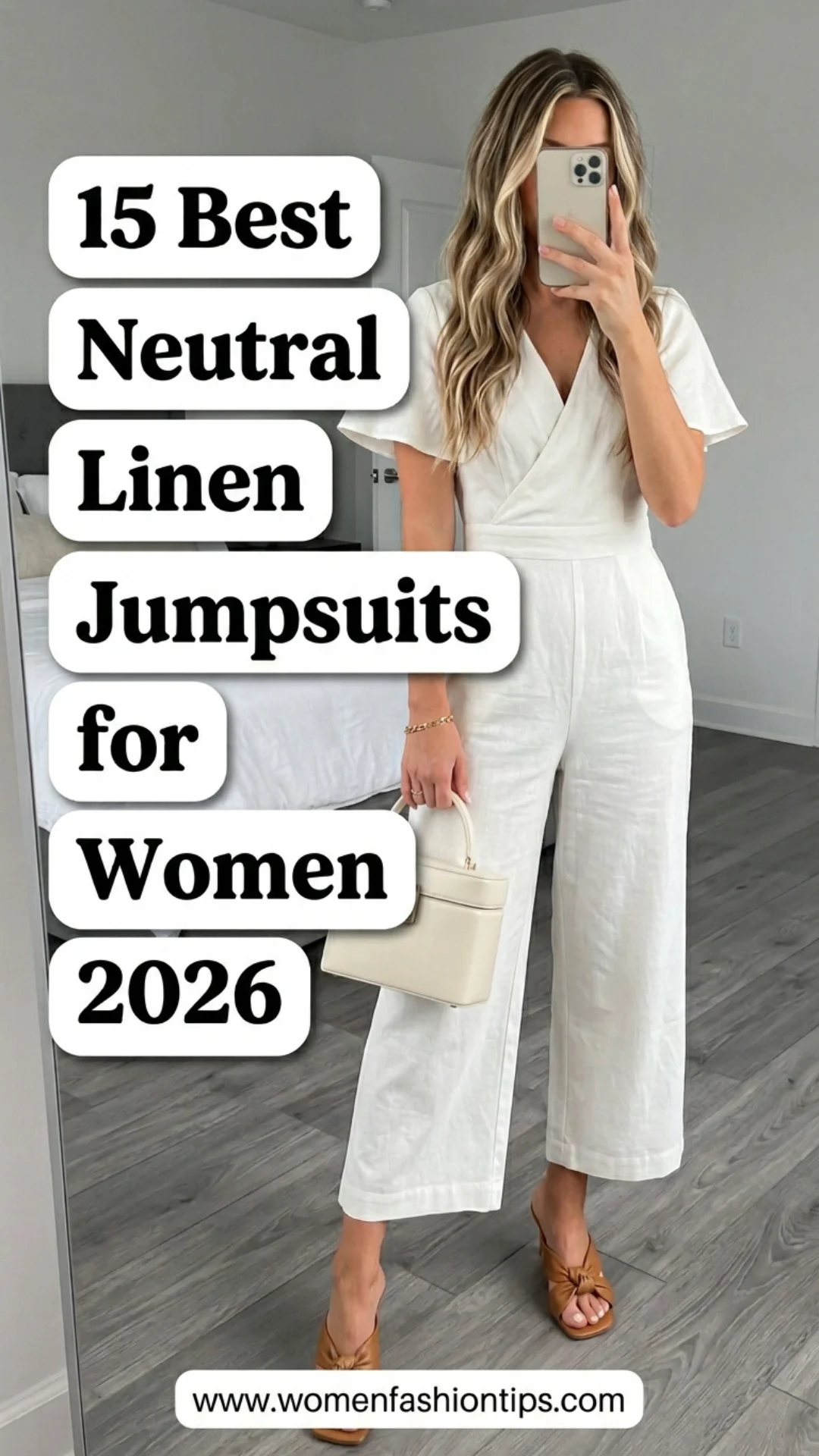 Neutral Linen Jumpsuits for Women 2026