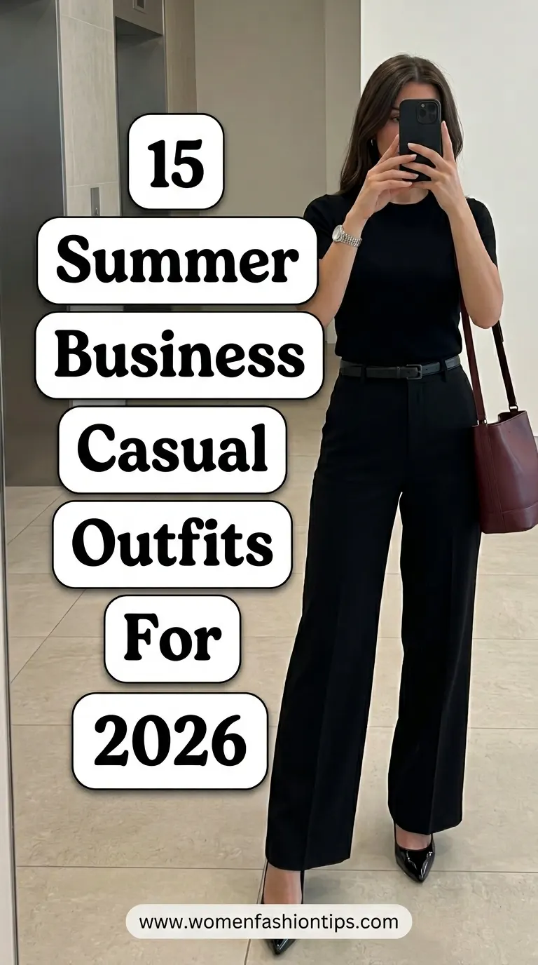Business Casual Outfits for Women Summer 2026