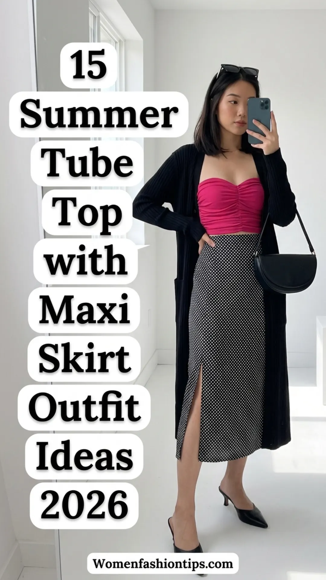 Summer Tube Top with Maxi Skirt Outfits 2026