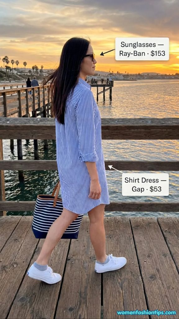 Shirt Dress Pier Outfit