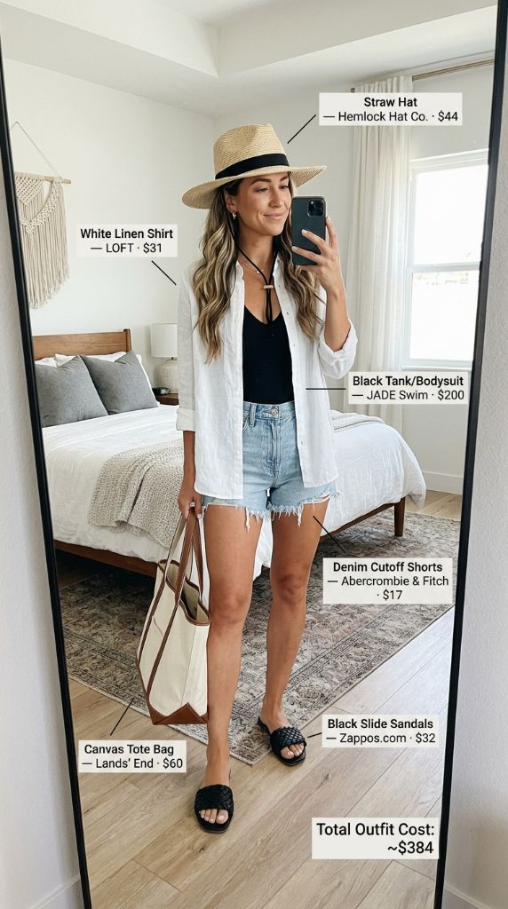 Beach-To-Brunch Linen Layering Look