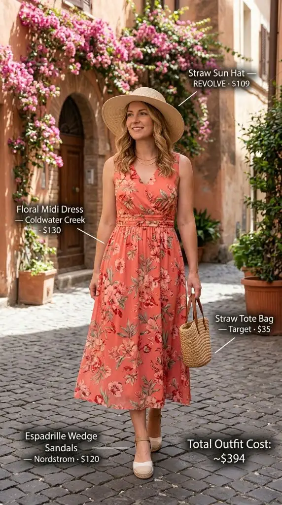 Floral Midi Dress