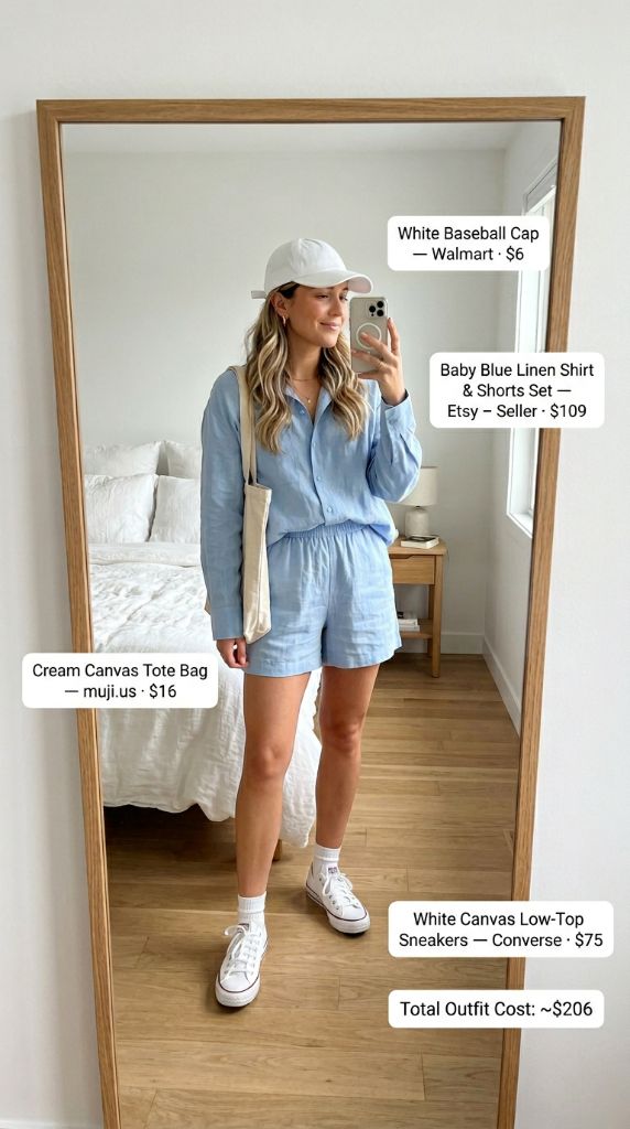 Casual Cool Linen Matching Set