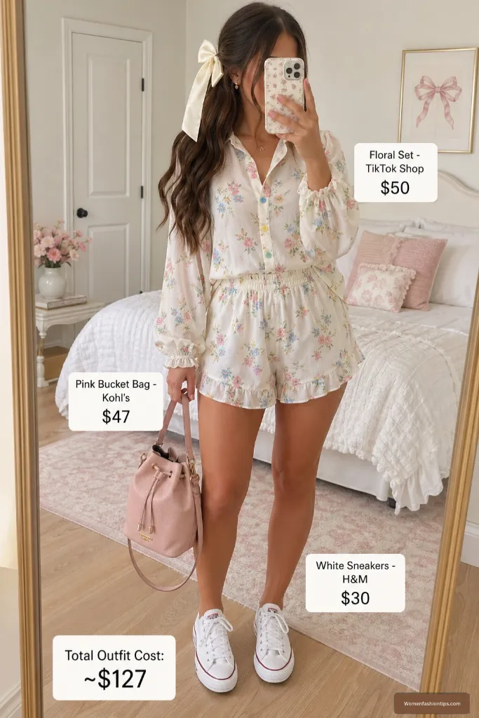 Floral Pajama Set