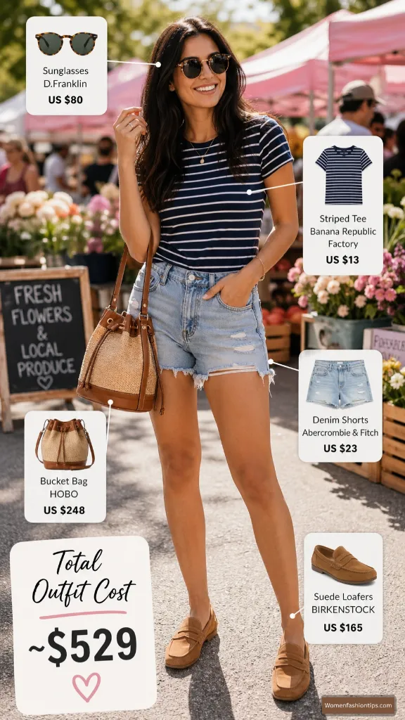 Farmer's Market Stripes and Suede