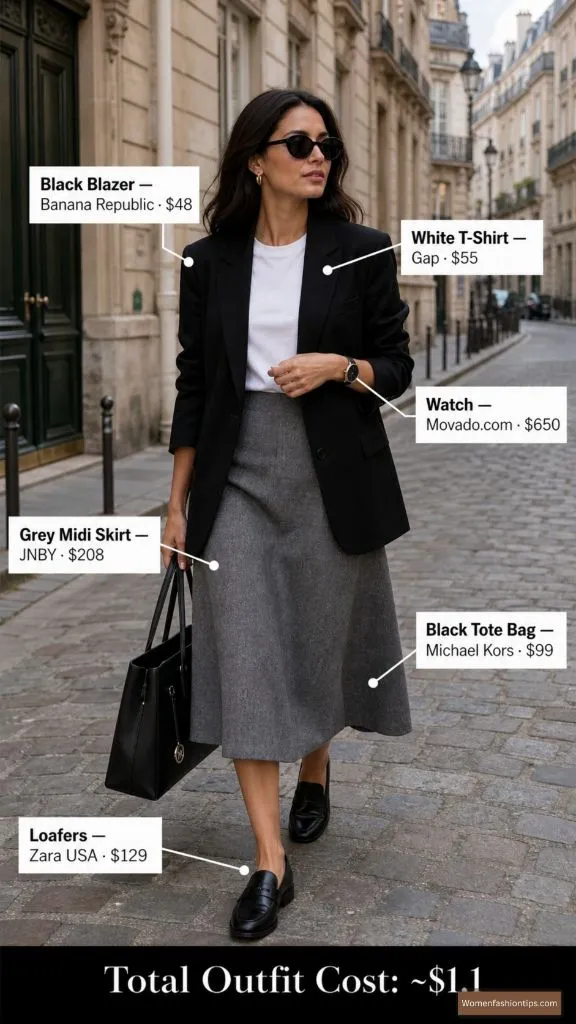 Parisian Blazer Look