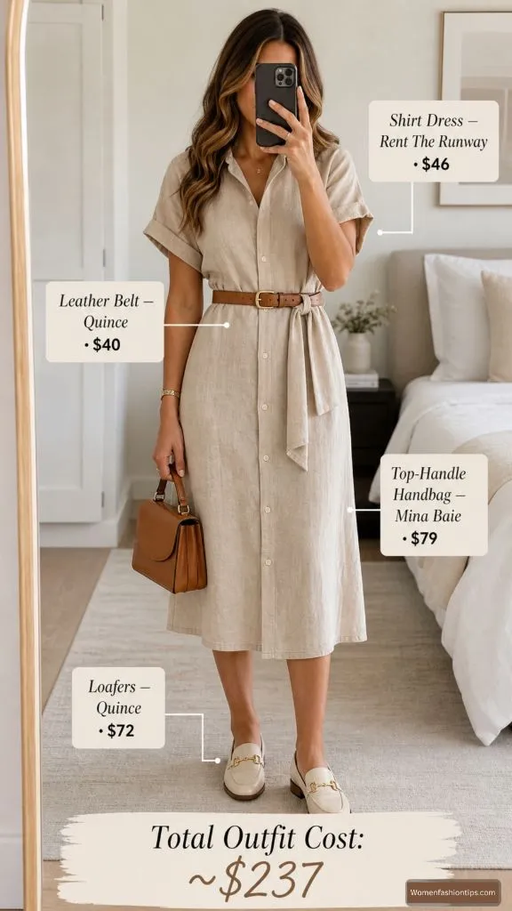 Linen Shirt Dress