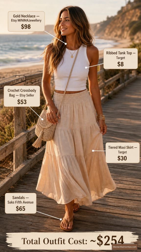Beachy Boho Look