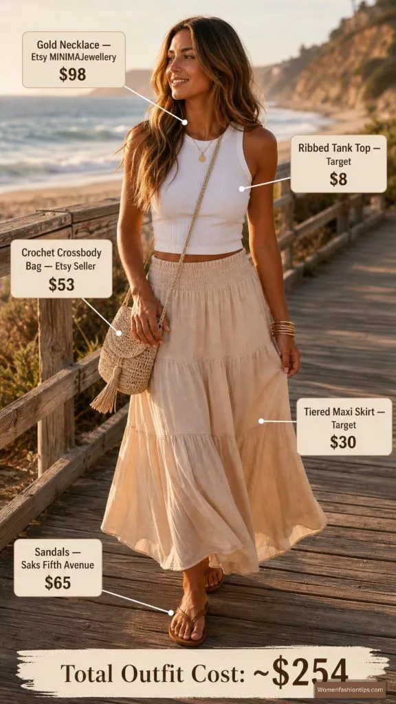 Beachy Boho Look
