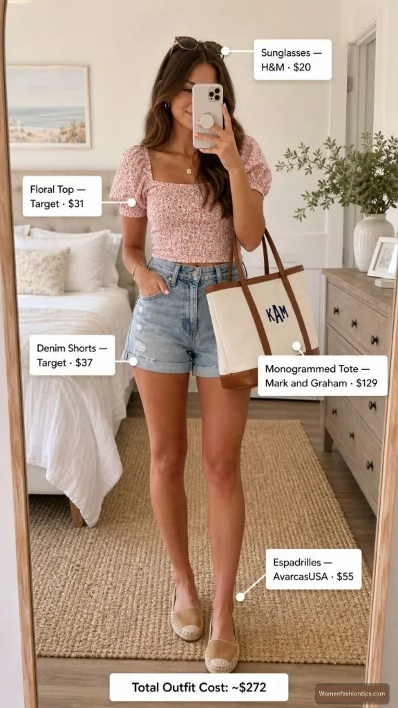 Pink Floral Top