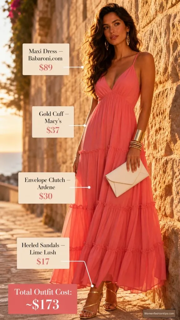 The Coral Maxi Dress Dream