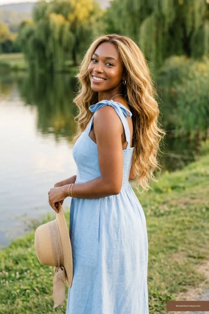 Golden Honey Waves By the Water