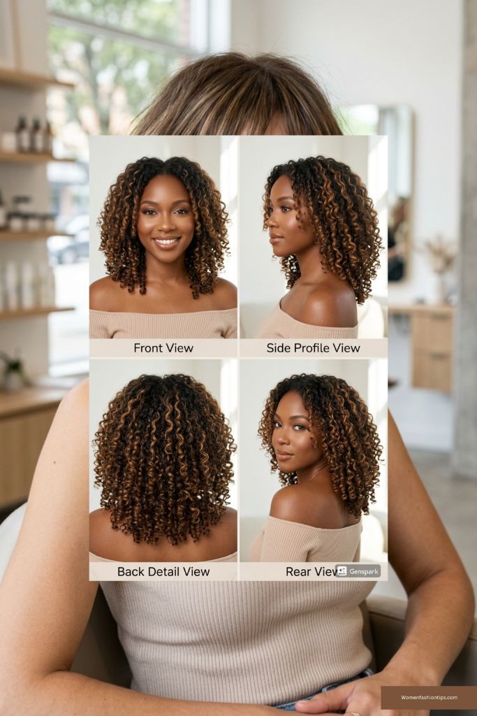 Curly Highlight Bob