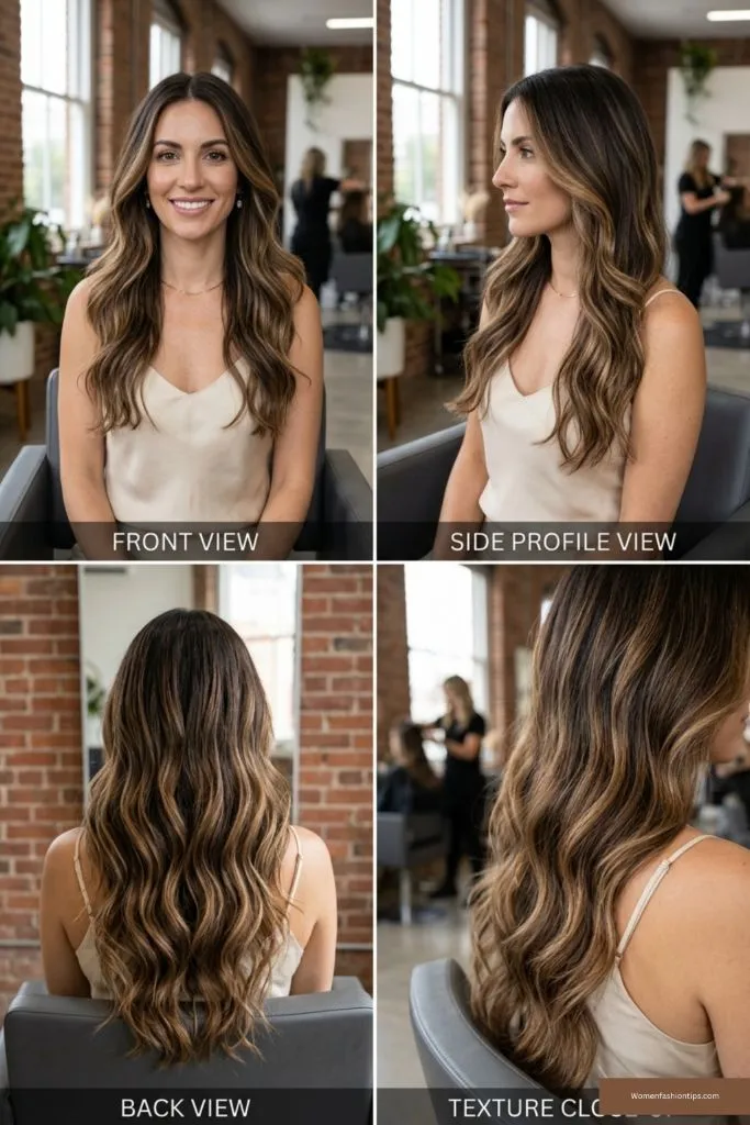 Brunette Balayage Waves
