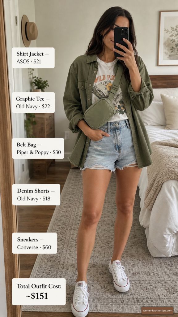 The Casual Shacket and Denim Combo