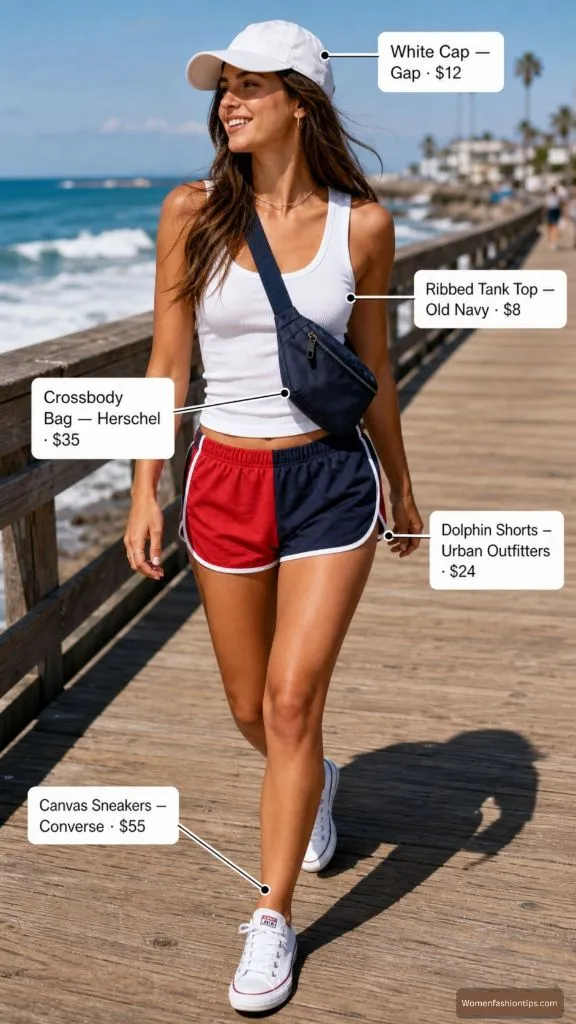 Sporty Boardwalk Outfit