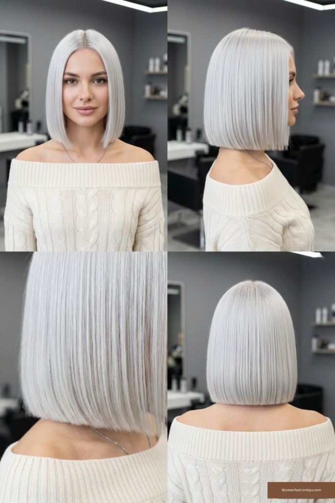 Ice-White Precision Bob