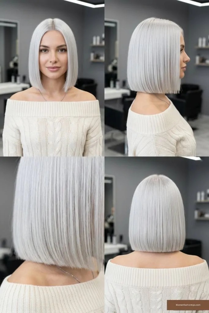 Ice-White Precision Bob