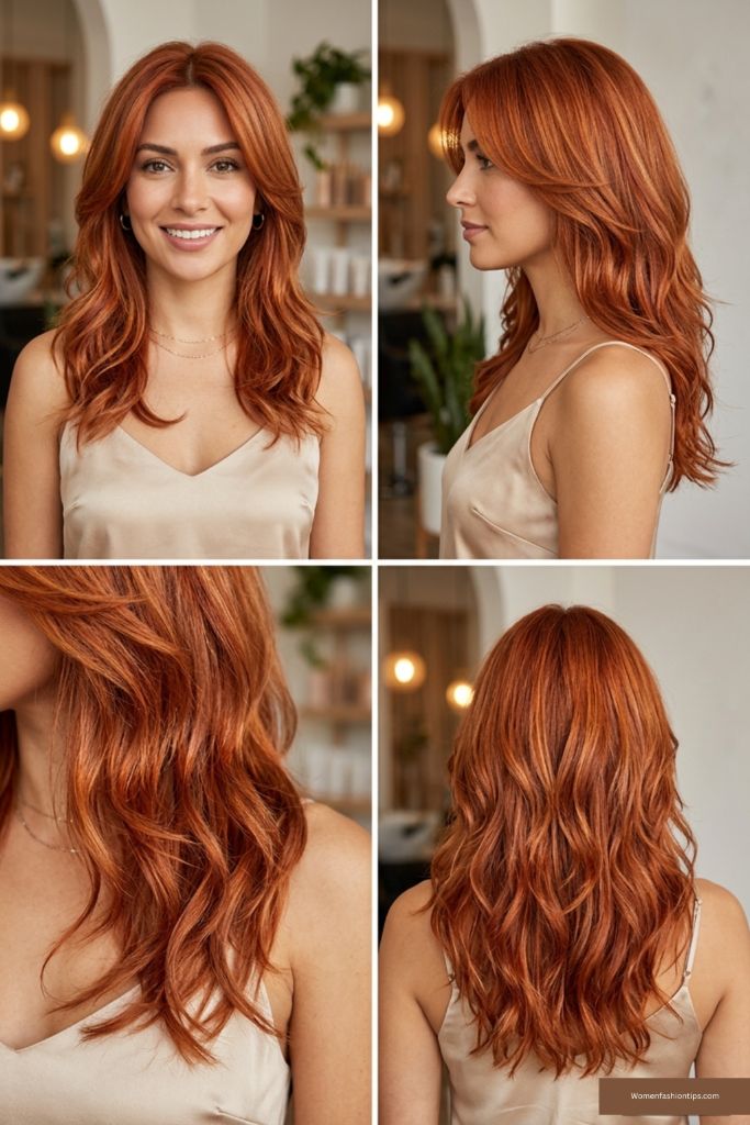 Copper Waves With Curtain Layers