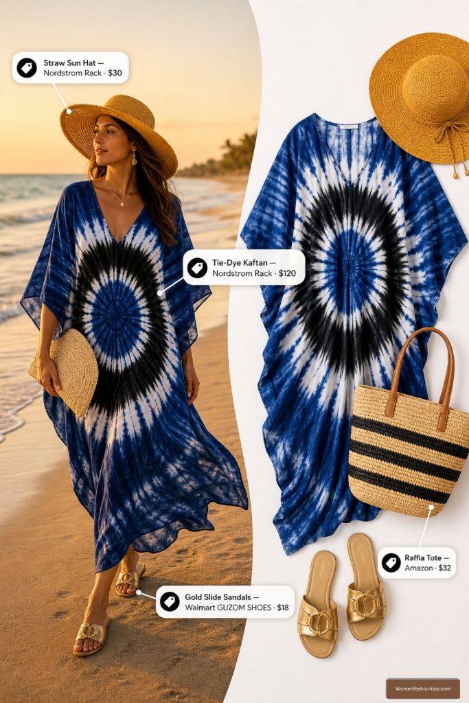Tie-Dye Kaftan