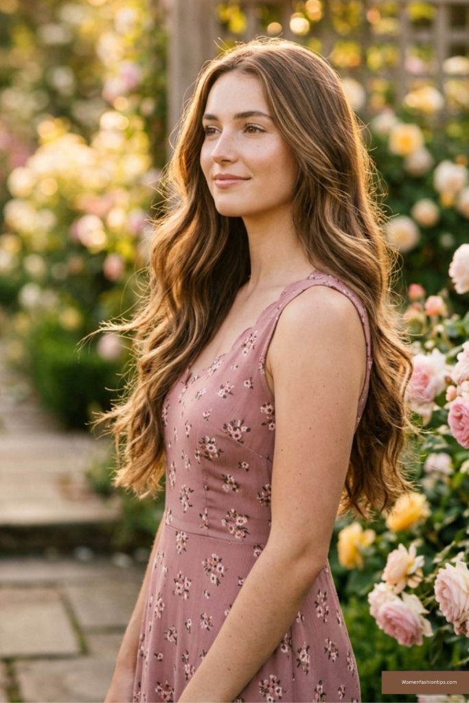 Romantic Rose Gold Waves